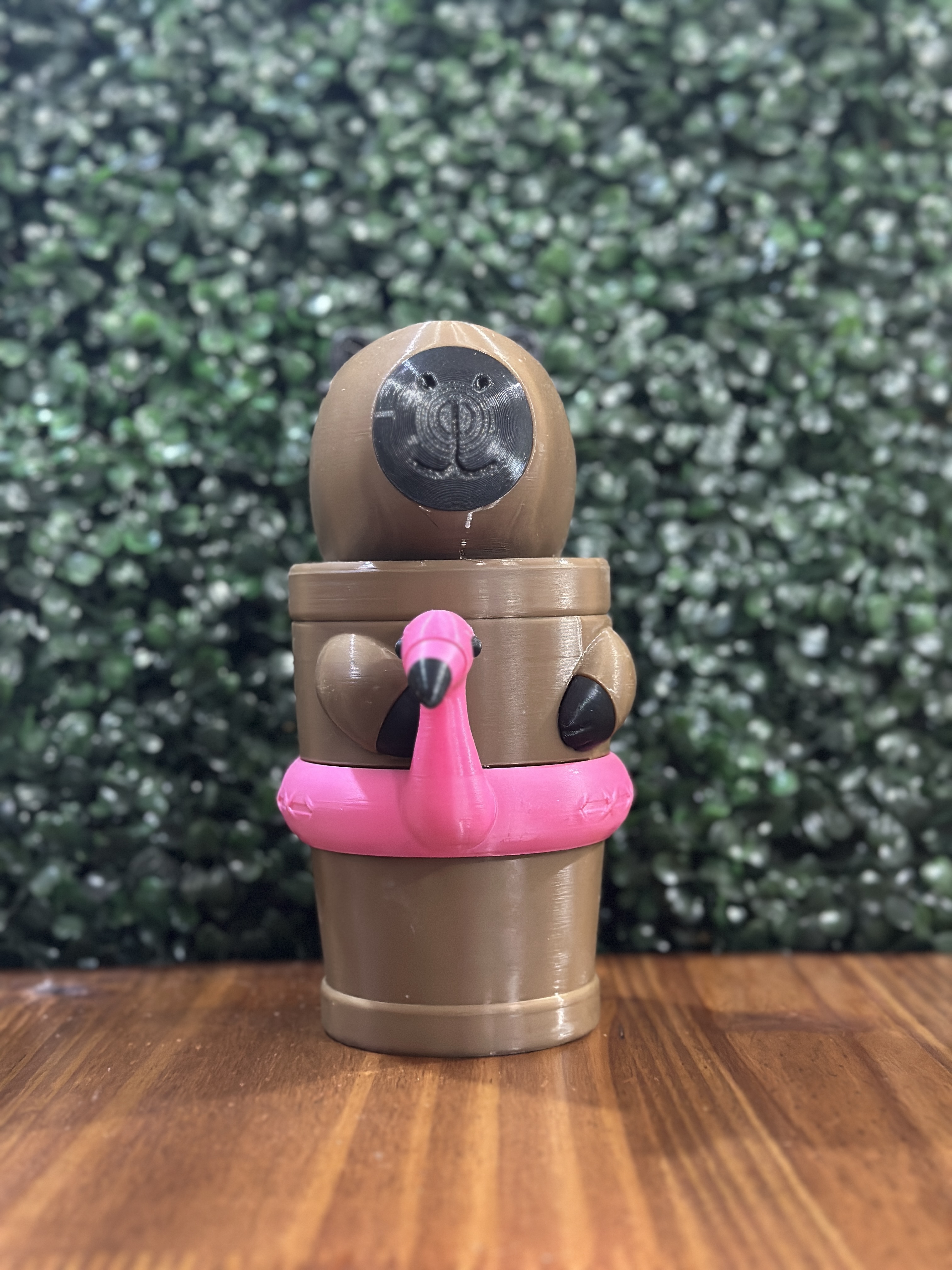 Vaso Milkshake Carpincho con Flotador Flamenco 300 cc 🥤🦩