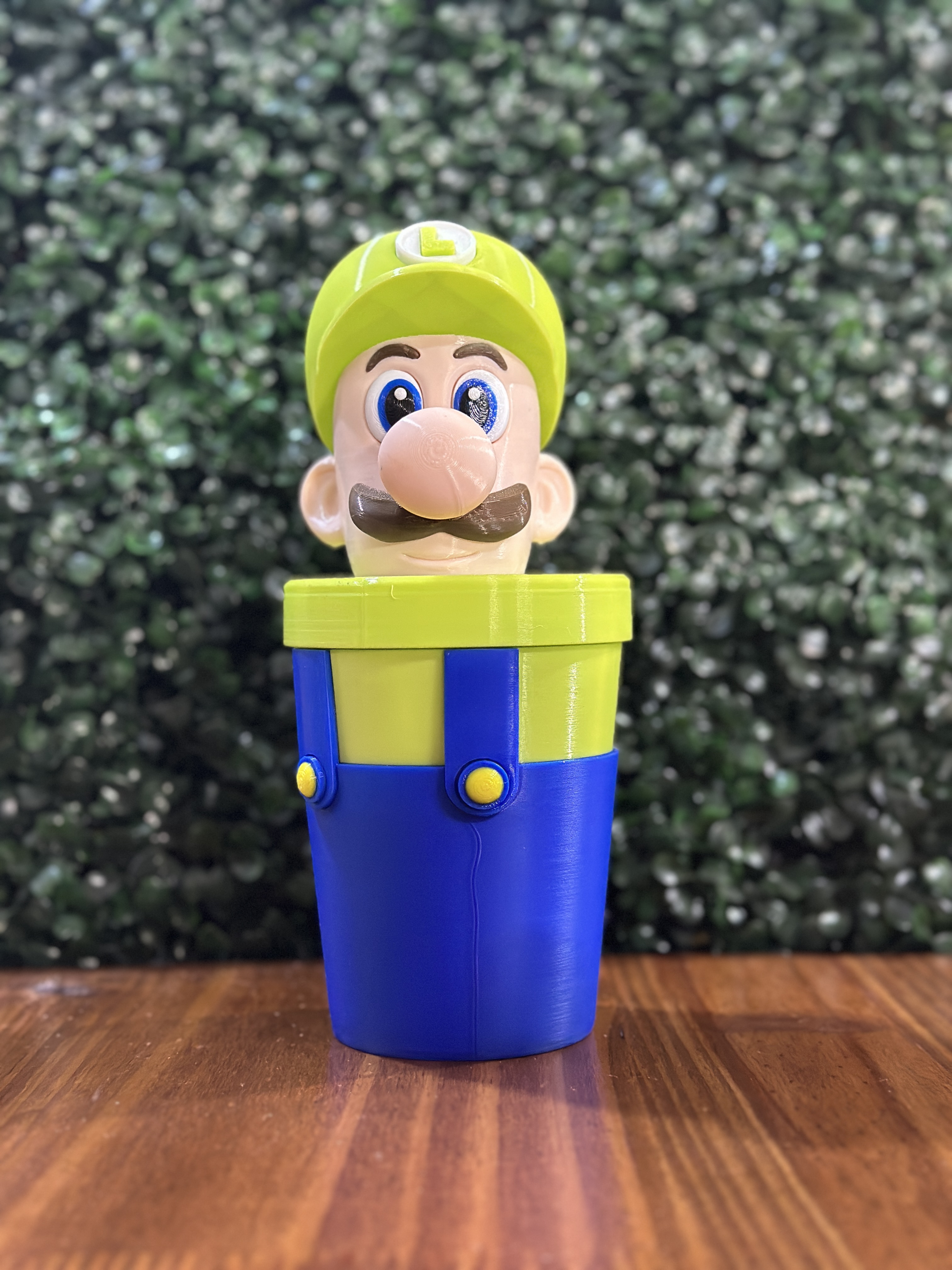 Vaso Milkshake Luigi 300 cc 🟢🎮⭐