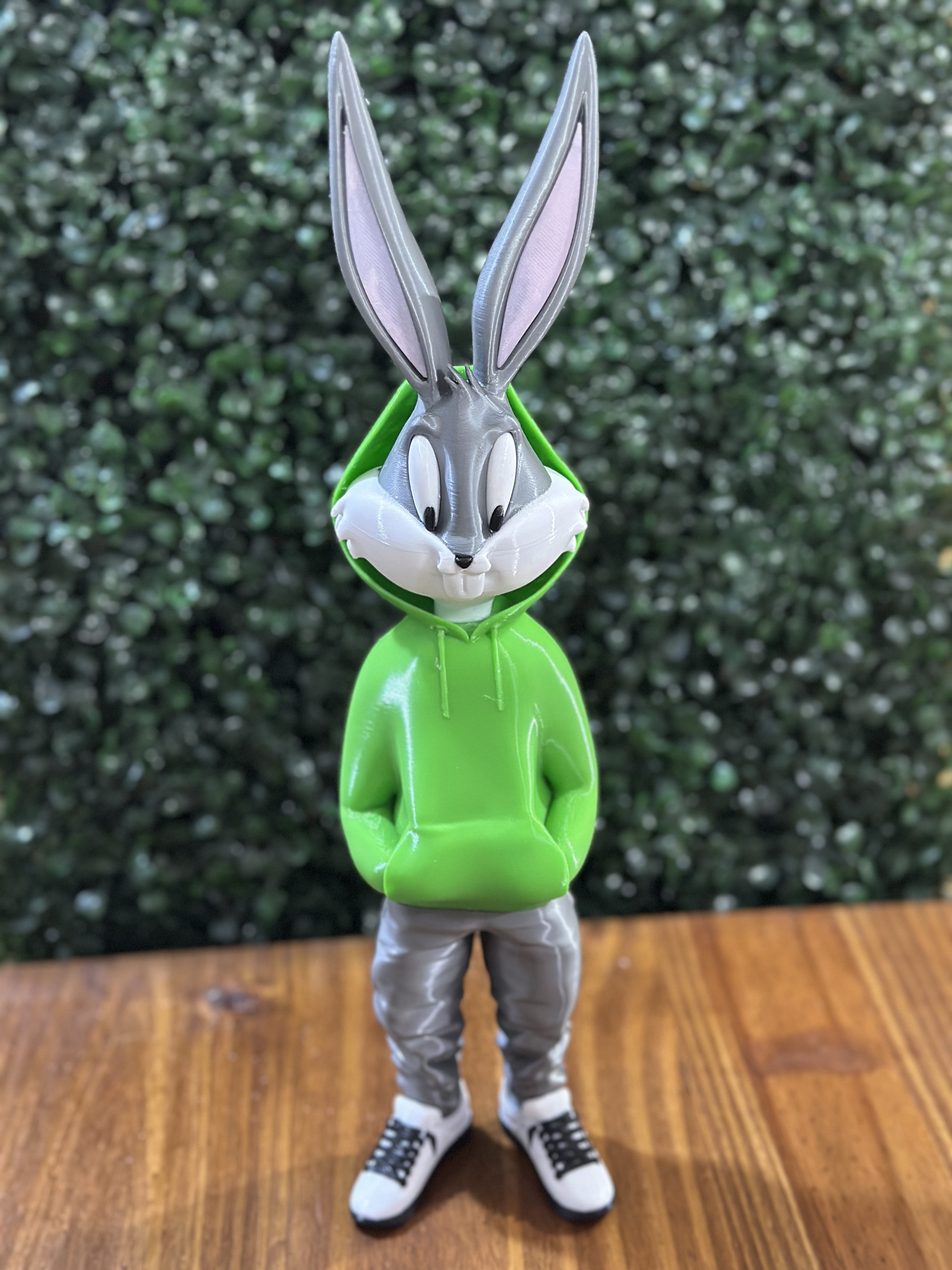 Figura Conejo Bugs Bunny x Bad Bunny Drip 3D 🐰🔥👟🎤