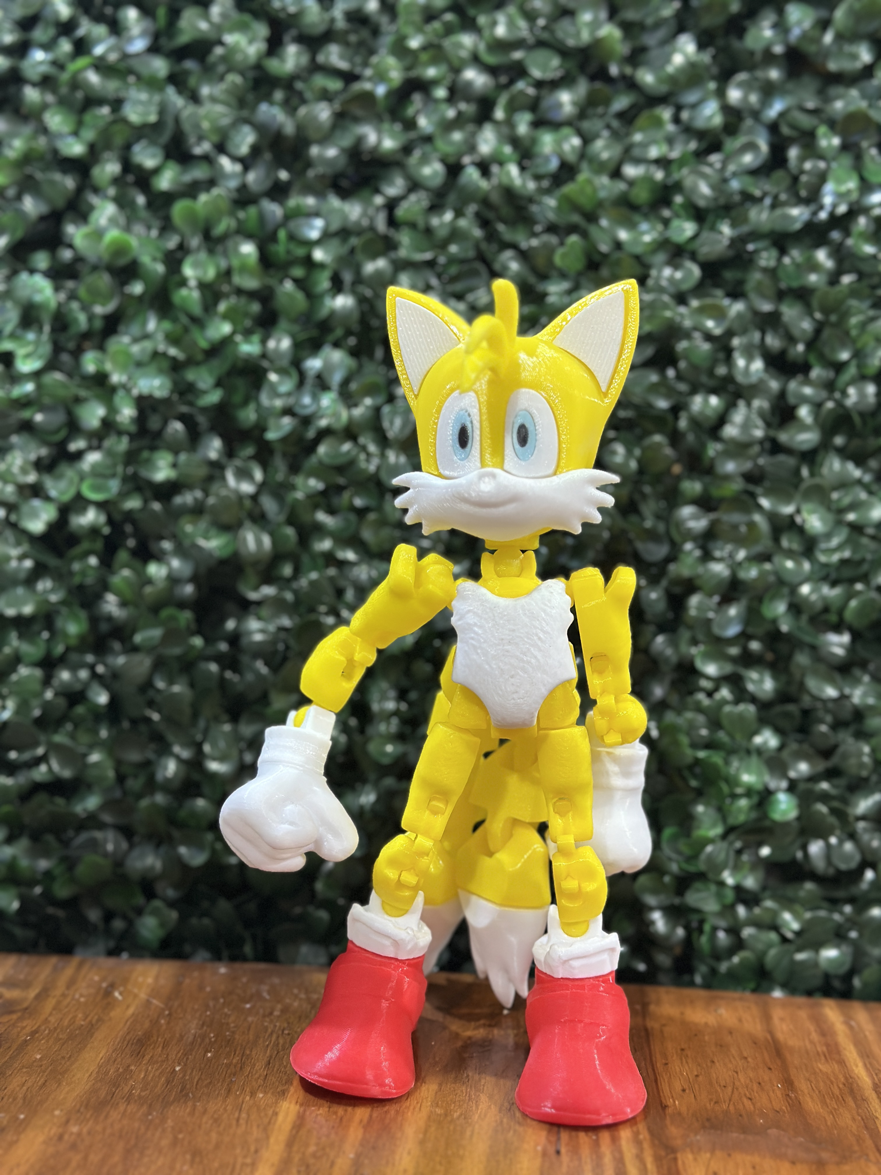 Figura Coleccionable Tails Articulado Sonic 3D 🦊👟⚡