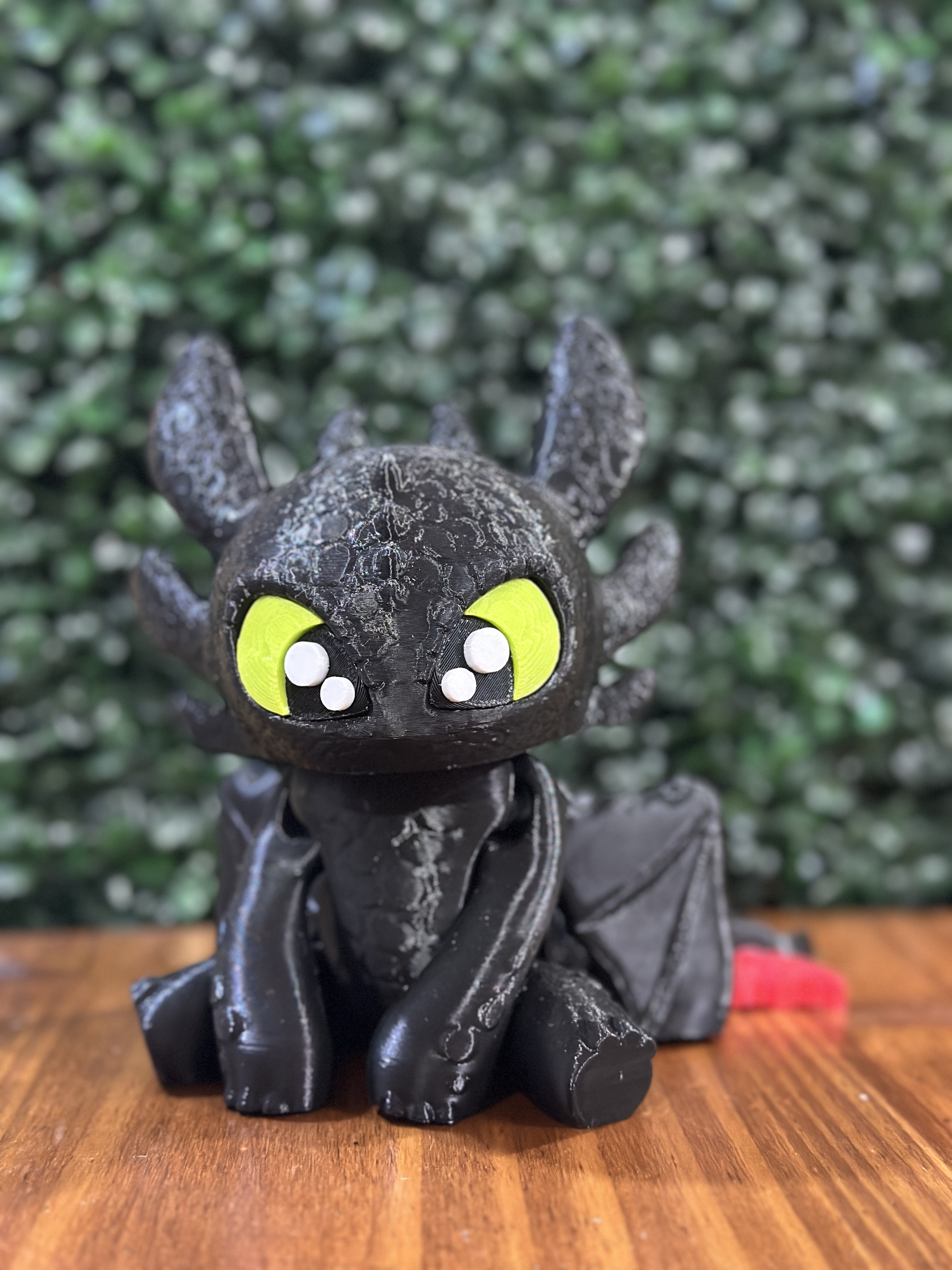 Figura Coleccionable Chimuelo / Toothless Articulado 3D 🐉🖤✨