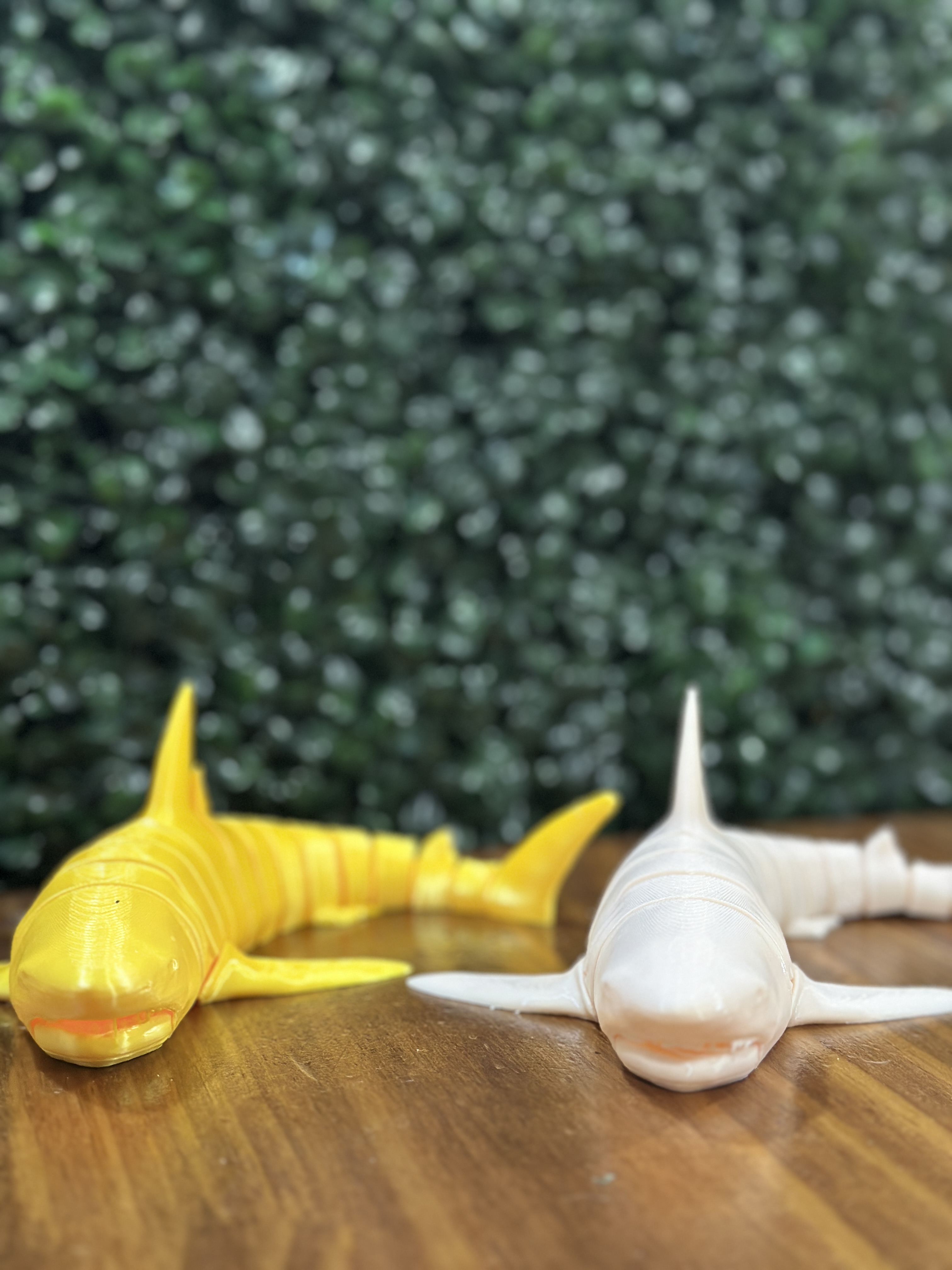Figura Tiburón Blanco / Pinta Flexi Articulado 3D 🦈🌊✨