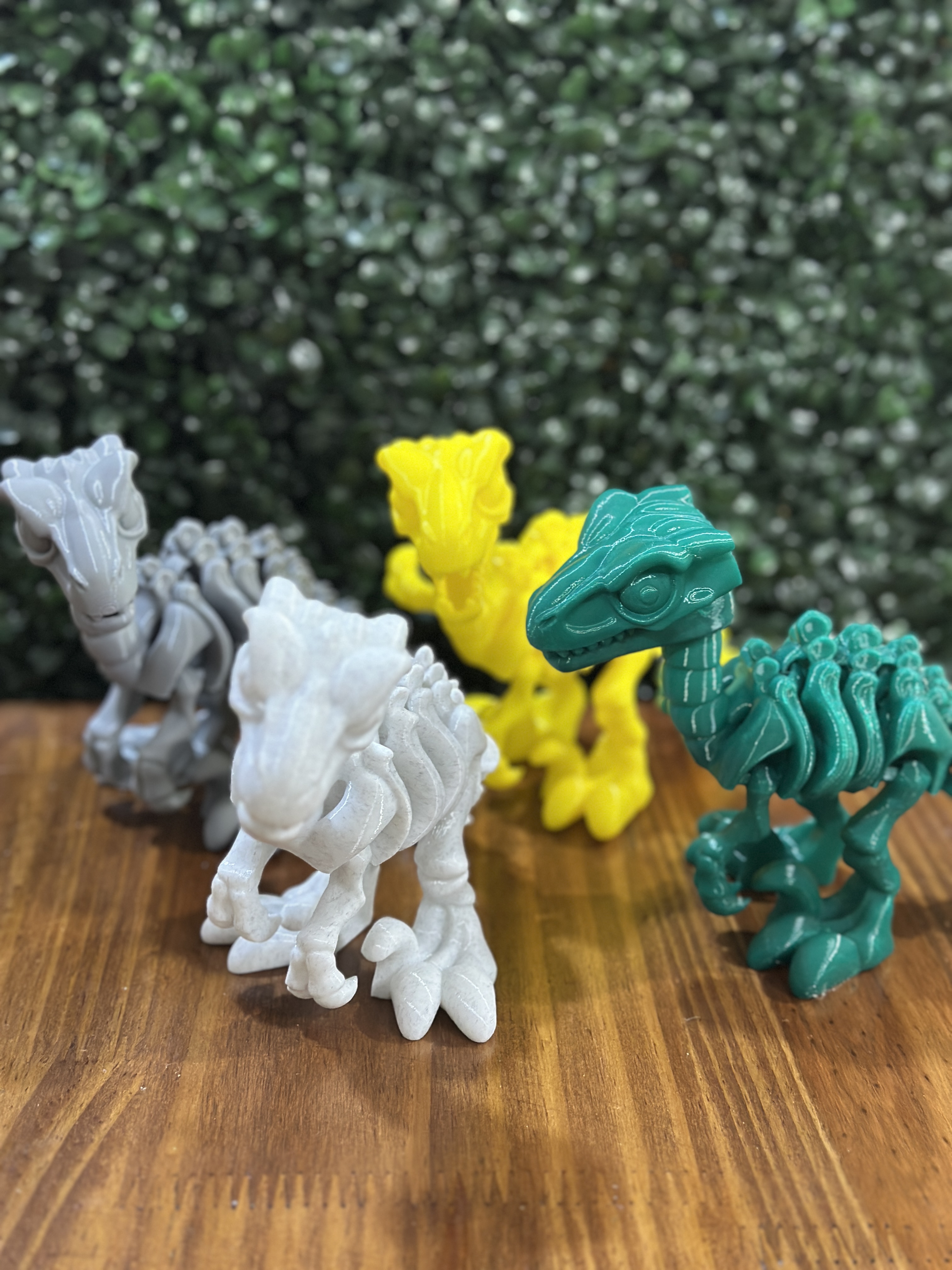 Velociraptor Esqueleto Flexi Articulado 3D 🦖💀✨