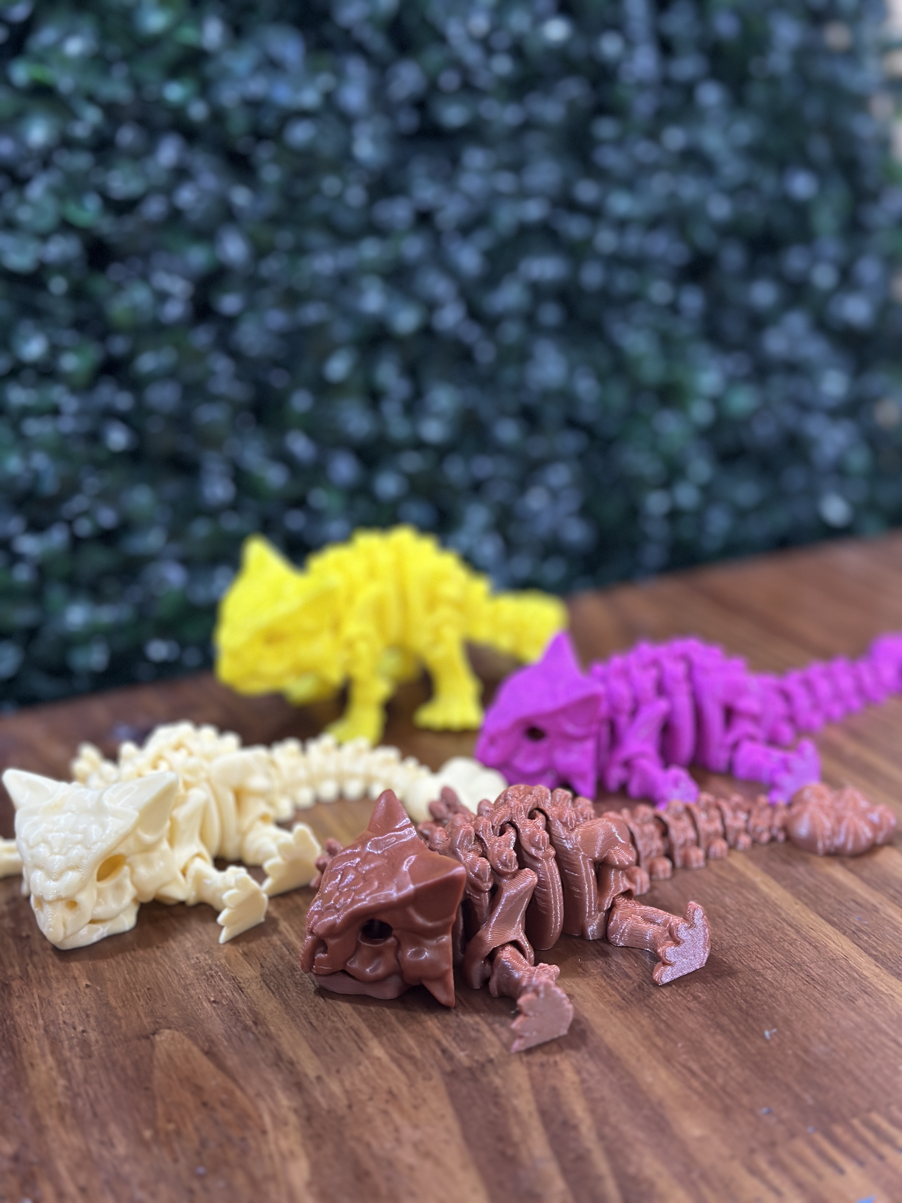 Anquilosaurio Esqueleto Flexi Articulado 3D 🔨🦕✨