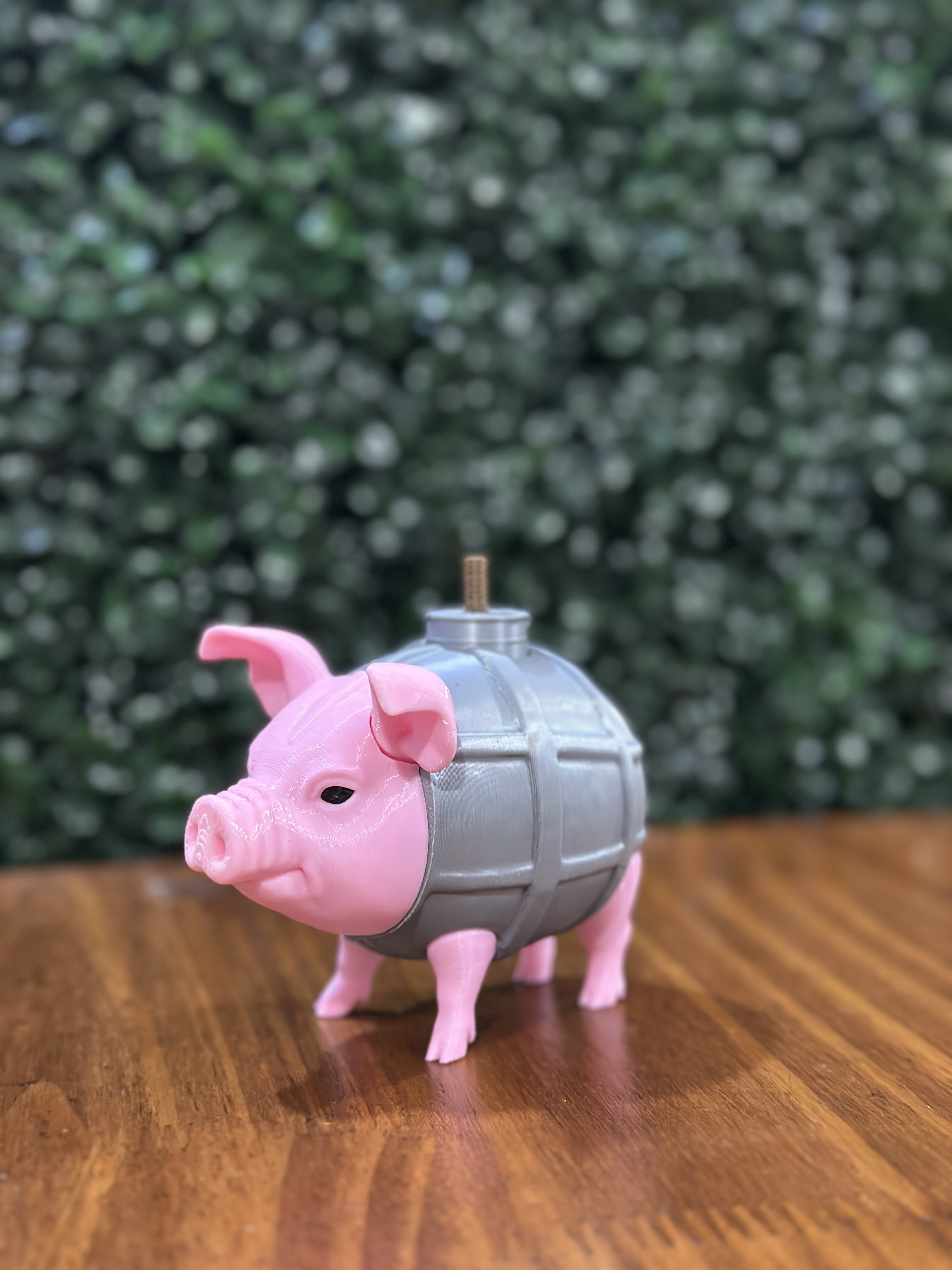 Figura Cerdo Granada / Cerdo Bomba Brainrot Meme 3D 🐷💣✨
