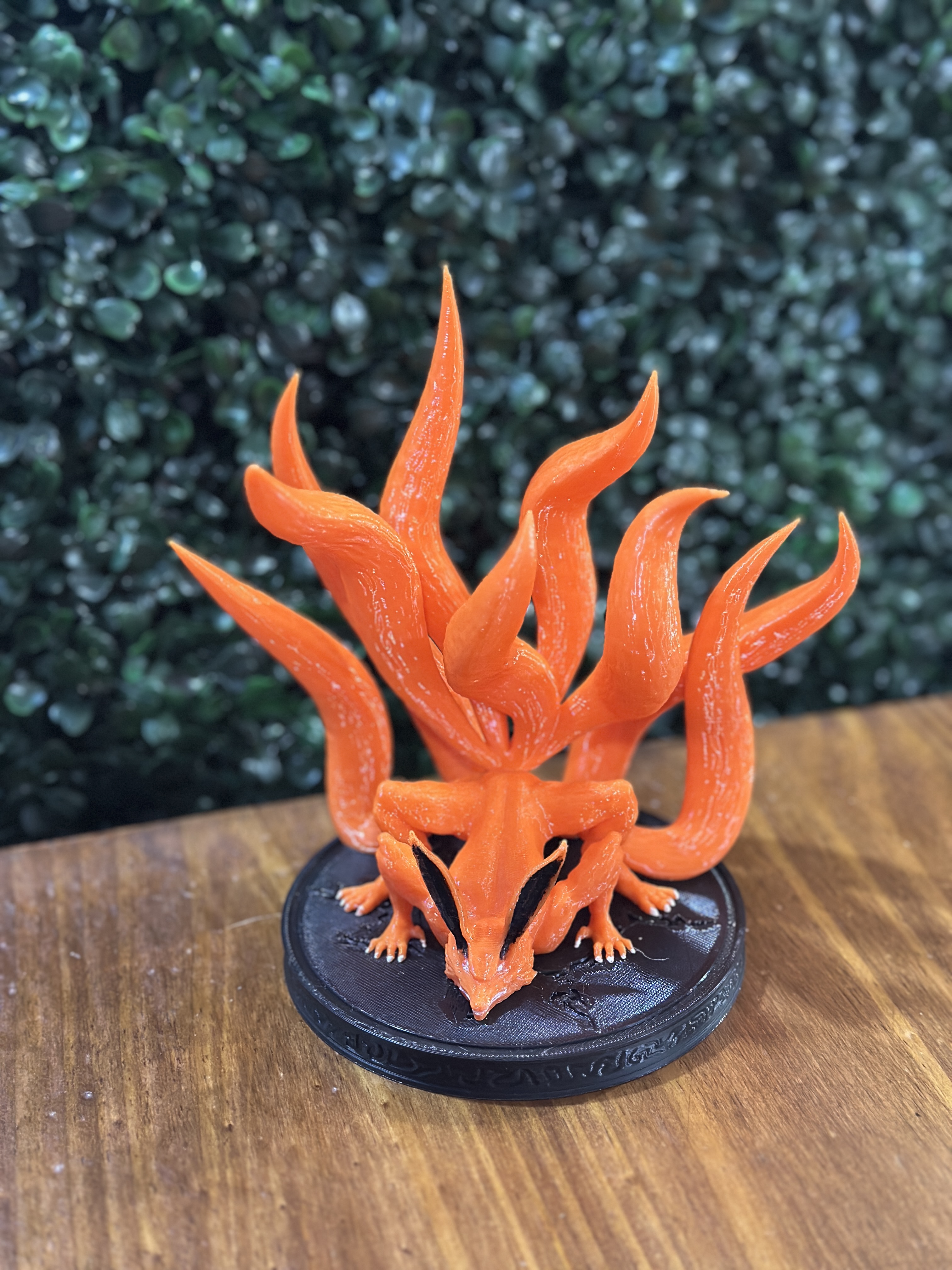 Figura Kurama (Zorro de Nueve Colas) Naruto Shippuden / Coleccionable 3D 🦊🔥🟠