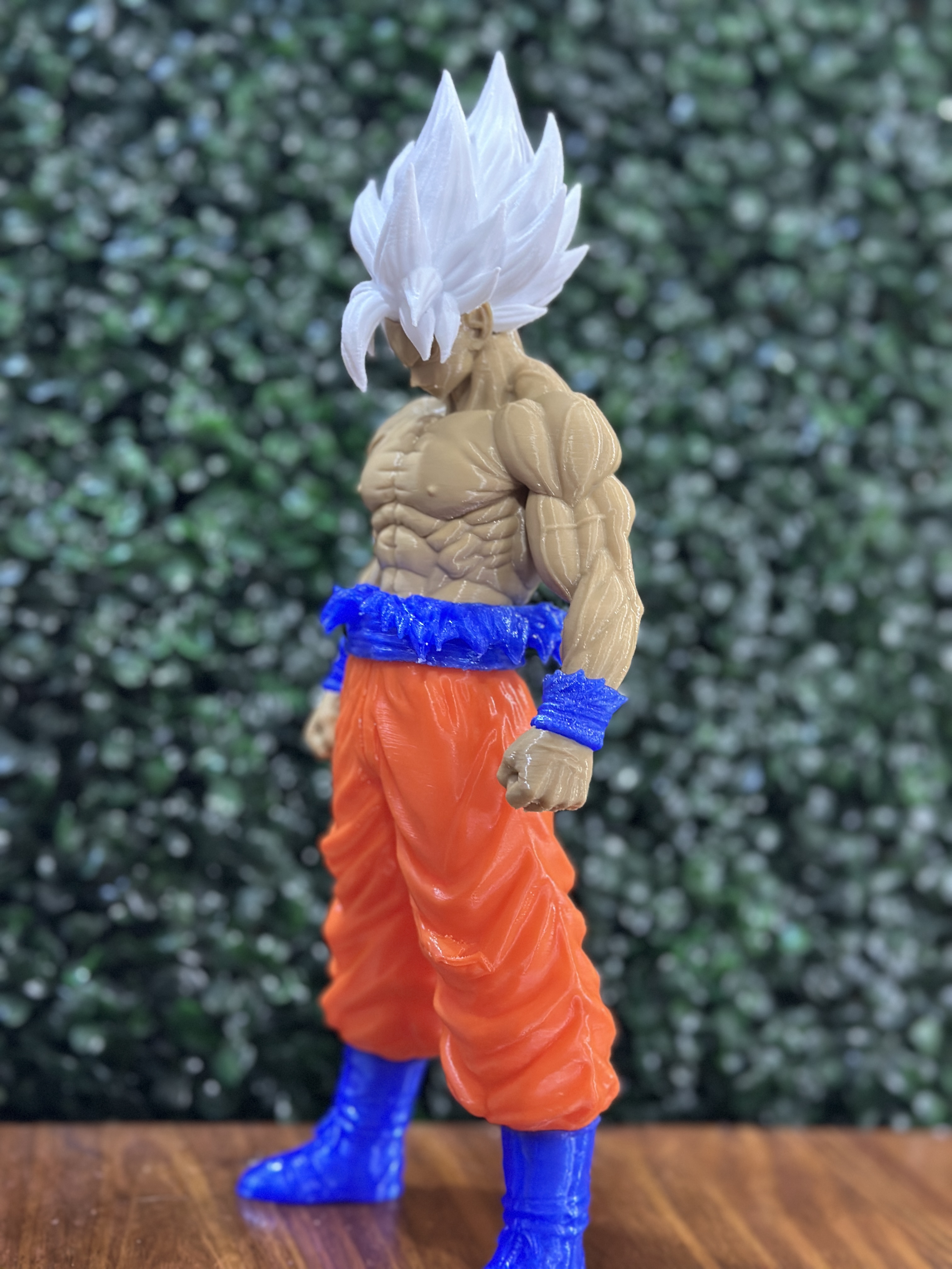 Figura Goku Doctrina UltraInstinto (Ultra Instinct) Dragon Ball Super / Coleccionable 3D 💥🐉⚪️