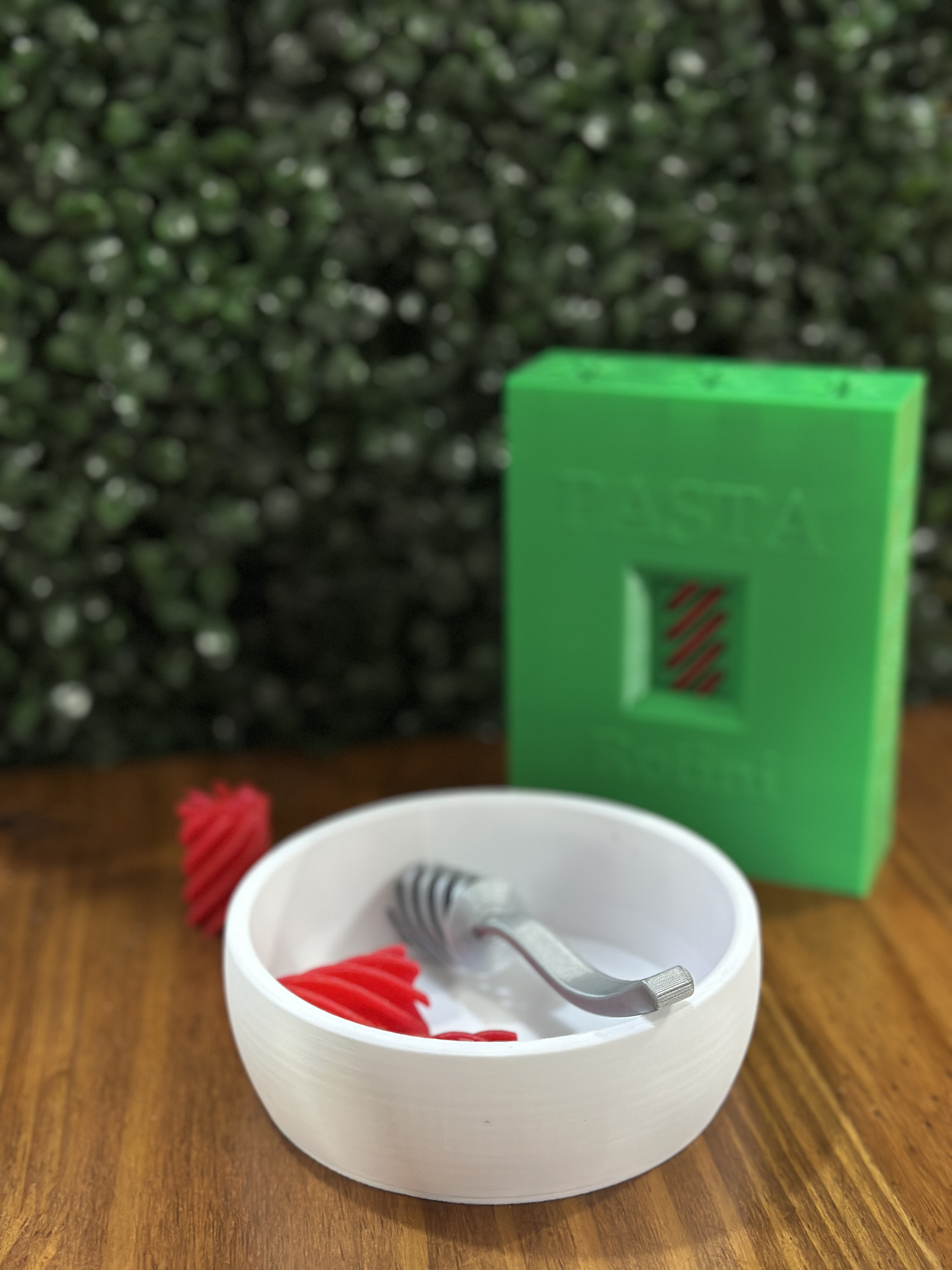 Juego de Mesa Pasta Rotini / Rompecabezas Habilidad 3D 🍝🧩🟢
